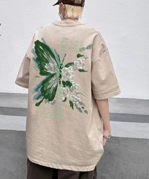 Street Butterfly Back Print T-shirt