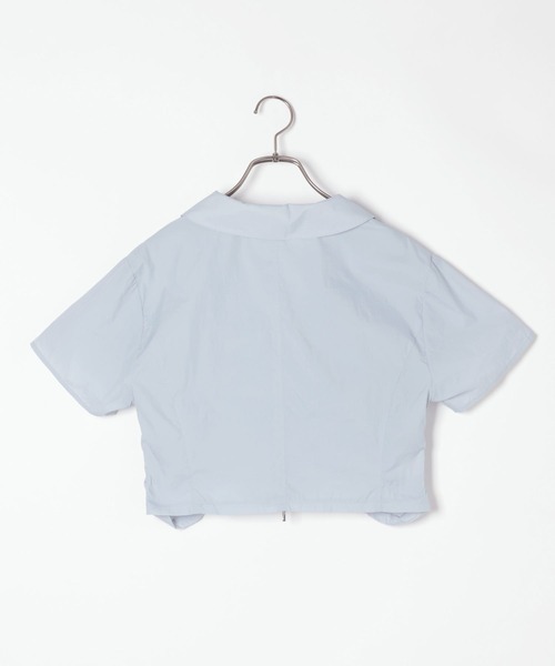 シャーリングベロアバックジップTシャツ【O.WHT】 ベーシック ポロシャツ MSX3337｜トゥモローランド 公式通販
