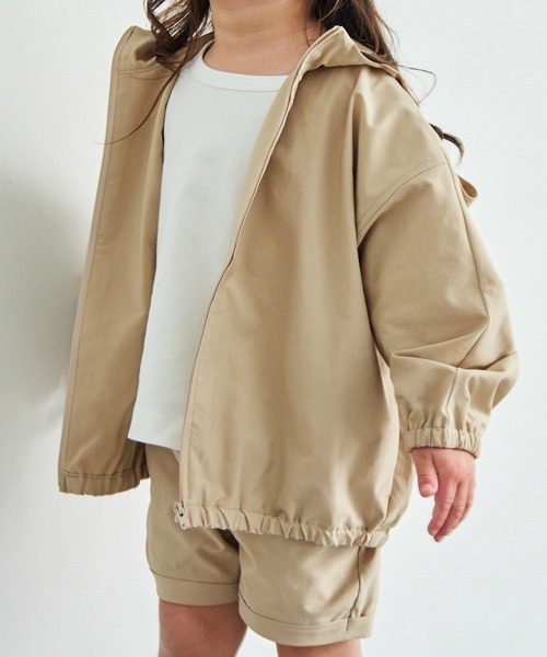 for/c and]速乾フード付きジャケット(キッズ)【サスティナブル