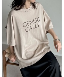 オーバーサイズロゴTシャツ
