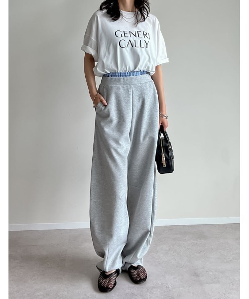 Re:EDIT(リエディ)の「オーバーサイズロゴTシャツ(Tシャツ/カットソー・レディース・ベージュ/レッド/ホワイト/ブラック・MEDIUM/LARGE)」の22枚目の写真