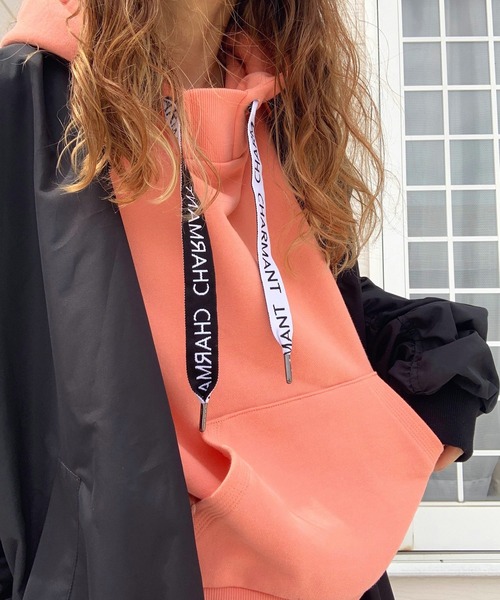 【セール】ロゴテープパーカー（パーカー）｜Q（キュー）