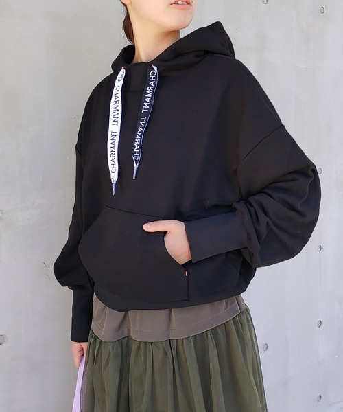 【セール】ロゴテープパーカー（パーカー）｜Q（キュー）