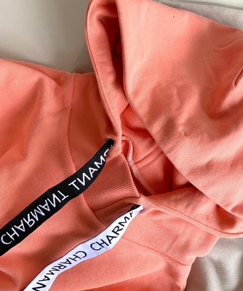 【セール】ロゴテープパーカー（パーカー）｜Q（キュー）