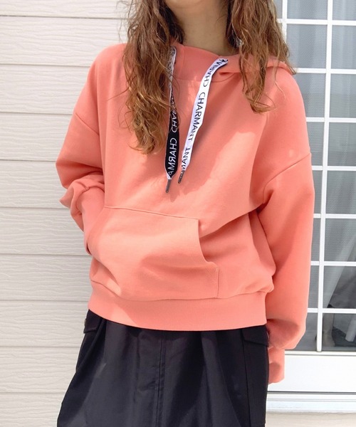 【セール】ロゴテープパーカー（パーカー）｜Q（キュー）