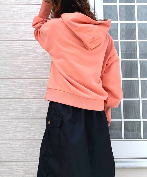 【セール】ロゴテープパーカー（パーカー）｜Q（キュー）