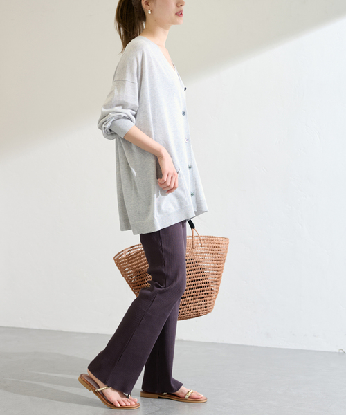 FRAMeWORK（フレームワーク）の「TARANGO ビッグバスケット（かごバッグ・レディース・ブラック・FREE）」の4枚目の写真