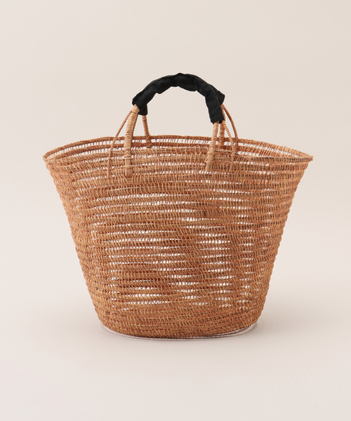 FRAMeWORK（フレームワーク）の「TARANGO ビッグバスケット（かごバッグ・レディース・ブラック・FREE）」の7枚目の写真