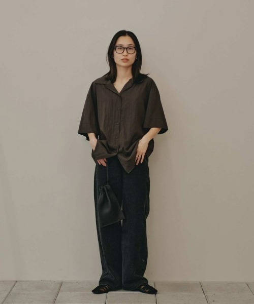 TODAYFUL（トゥデイフル）の「Silky Pencil Skirt（スカート・レディース・キナリ/チャコールグレー・36inch/38inch）」の16枚目の写真