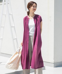 URBAN RESEARCH DOORS | コットンボイルギャザーフレンチワンピース(ワンピース)