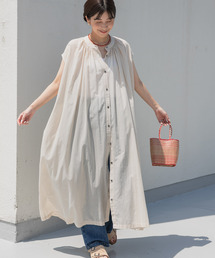 URBAN RESEARCH DOORS | コットンボイルギャザーフレンチワンピース(ワンピース)