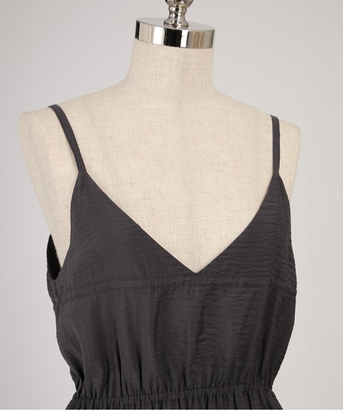 1chaku.（イッチャク）の「ティアードフレアキャミワンピース（ワンピース・レディース・ブラック/ブラウン/アイボリー/オレンジ・マルチサイズ）」の19枚目の写真