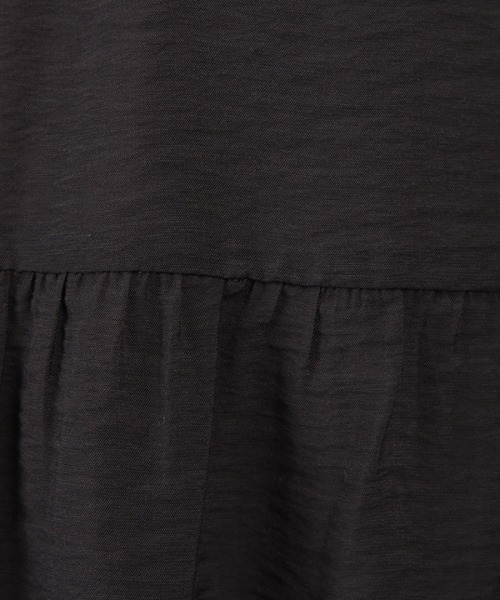 1chaku.（イッチャク）の「ティアードフレアキャミワンピース（ワンピース・レディース・ブラック/ブラウン/アイボリー/オレンジ・マルチサイズ）」の10枚目の写真