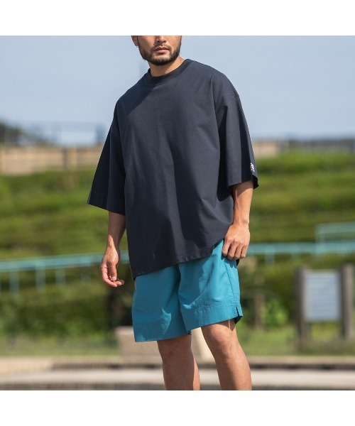 Sunny Smith(サニースミス)の「【サニースミス/sunnysmith】11.6ウルトラヘビーオンスHeavy Smith Emb Logo SS Tee(CP)(Tシャツ/カットソー・メンズ・オフホワイト/グリーン/チャコール/ネイビー・FREE)」の3枚目の写真