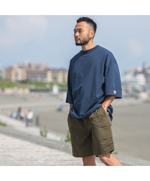 Sunny Smith(サニースミス)の「【サニースミス/sunnysmith】11.6ウルトラヘビーオンスHeavy Smith Emb Logo SS Tee(CP)(Tシャツ/カットソー・メンズ・オフホワイト/グリーン/チャコール/ネイビー・FREE)」の9枚目の写真