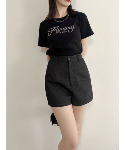 dazzlin（ダズリン）の「コンパクトジャカードショートパンツ（その他パンツ・レディース・ブラック/アイボリー/グリーン・MEDIUM/SMALL）」の20枚目の写真