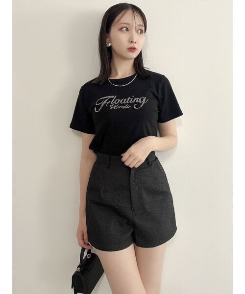 dazzlin（ダズリン）の「コンパクトジャカードショートパンツ（その他パンツ・レディース・ブラック/アイボリー/グリーン・MEDIUM/SMALL）」の21枚目の写真