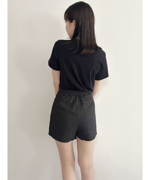 dazzlin（ダズリン）の「コンパクトジャカードショートパンツ（その他パンツ・レディース・ブラック/アイボリー/グリーン・MEDIUM/SMALL）」の22枚目の写真