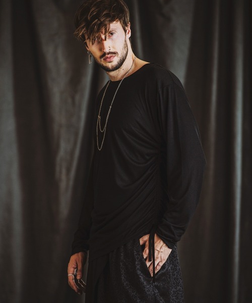 【セール】ドローストリングスBIG-PO(プルオーバー)（Tシャツ/カットソー）｜NO ID.（ノーアイディ）