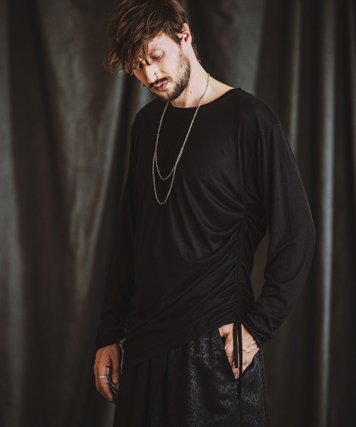 【セール】ドローストリングスBIG-PO(プルオーバー)（Tシャツ/カットソー）｜NO ID.（ノーアイディ）