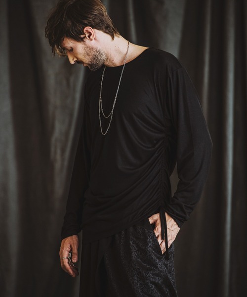 【セール】ドローストリングスBIG-PO(プルオーバー)（Tシャツ/カットソー）｜NO ID.（ノーアイディ）