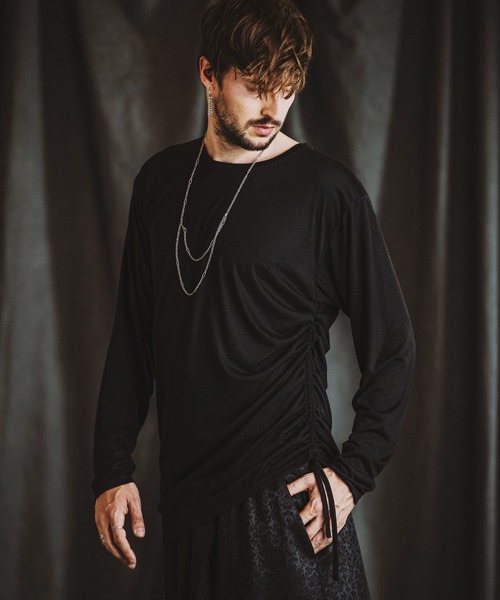 【セール】ドローストリングスBIG-PO(プルオーバー)（Tシャツ/カットソー）｜NO ID.（ノーアイディ）