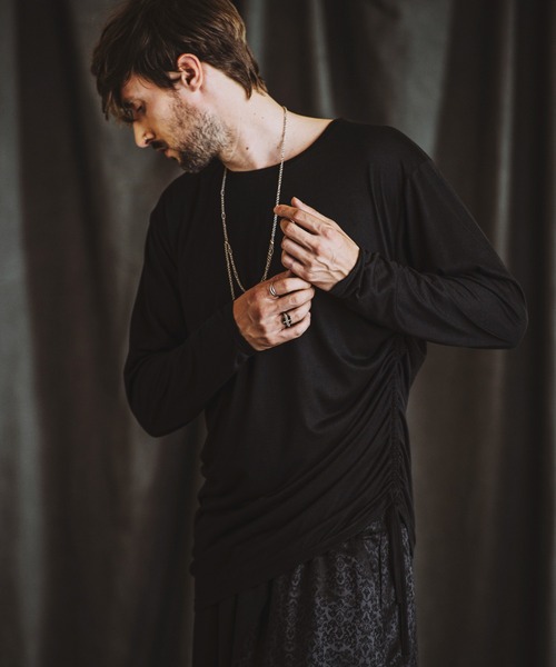 【セール】ドローストリングスBIG-PO(プルオーバー)（Tシャツ/カットソー）｜NO ID.（ノーアイディ）