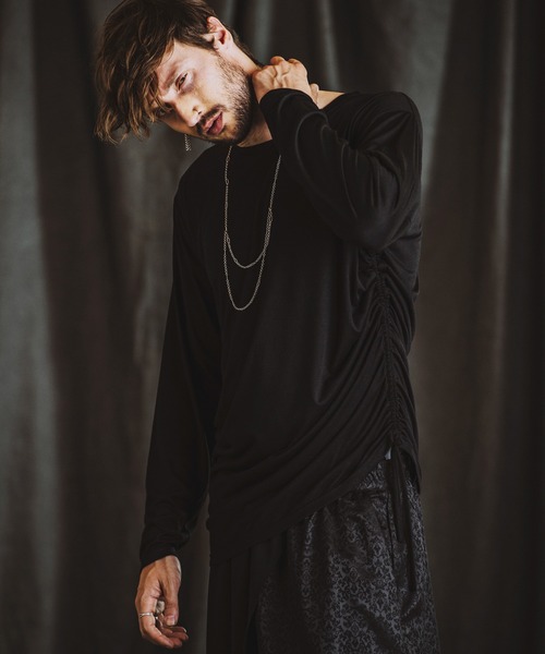 【セール】ドローストリングスBIG-PO(プルオーバー)（Tシャツ/カットソー）｜NO ID.（ノーアイディ）