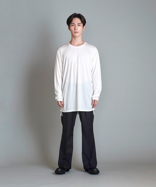 【セール】ドローストリングスBIG-PO(プルオーバー)（Tシャツ/カットソー）｜NO ID.（ノーアイディ）