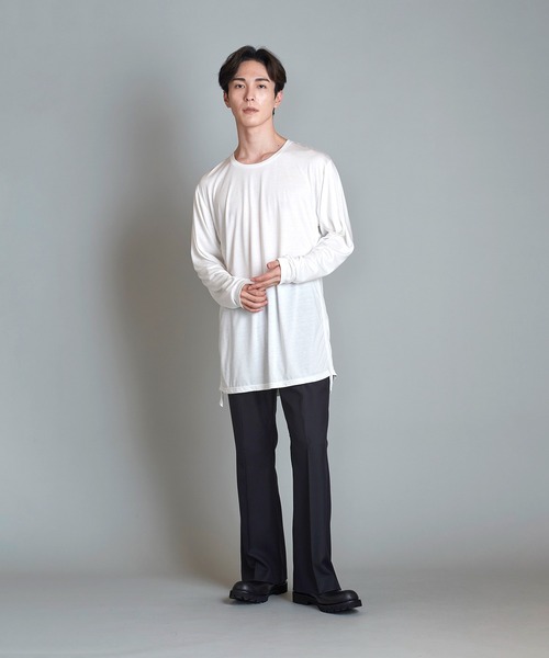 【セール】ドローストリングスBIG-PO(プルオーバー)（Tシャツ/カットソー）｜NO ID.（ノーアイディ）