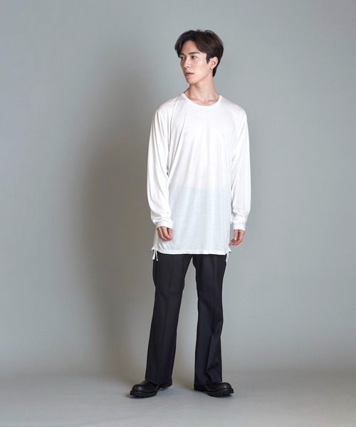 【セール】ドローストリングスBIG-PO(プルオーバー)（Tシャツ/カットソー）｜NO ID.（ノーアイディ）