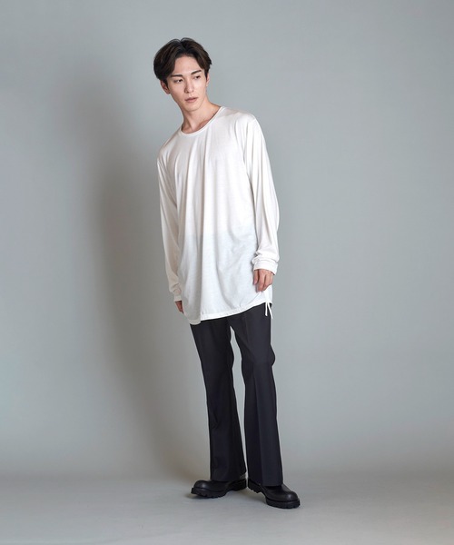 【セール】ドローストリングスBIG-PO(プルオーバー)（Tシャツ/カットソー）｜NO ID.（ノーアイディ）