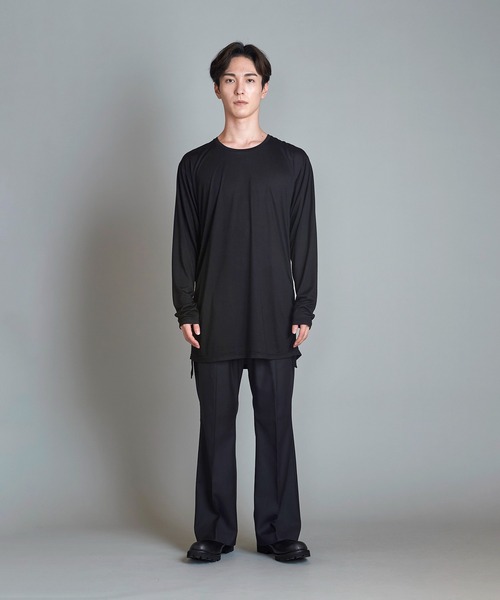 【セール】ドローストリングスBIG-PO(プルオーバー)（Tシャツ/カットソー）｜NO ID.（ノーアイディ）