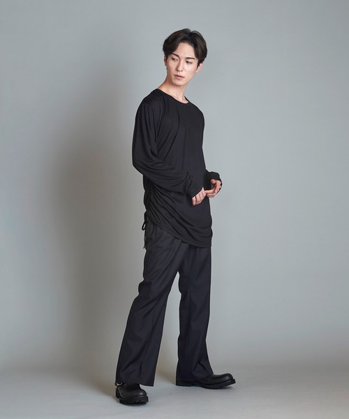 【セール】ドローストリングスBIG-PO(プルオーバー)（Tシャツ/カットソー）｜NO ID.（ノーアイディ）