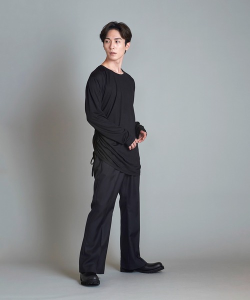 【セール】ドローストリングスBIG-PO(プルオーバー)（Tシャツ/カットソー）｜NO ID.（ノーアイディ）