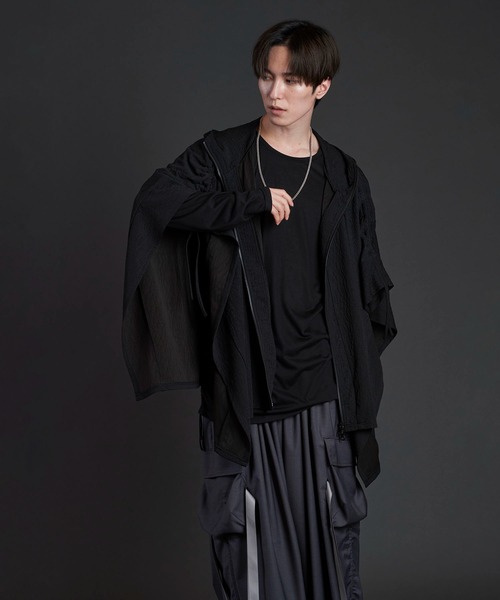 【セール】ドローストリングスBIG-PO(プルオーバー)（Tシャツ/カットソー）｜NO ID.（ノーアイディ）