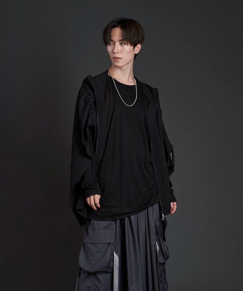 【セール】ドローストリングスBIG-PO(プルオーバー)（Tシャツ/カットソー）｜NO ID.（ノーアイディ）