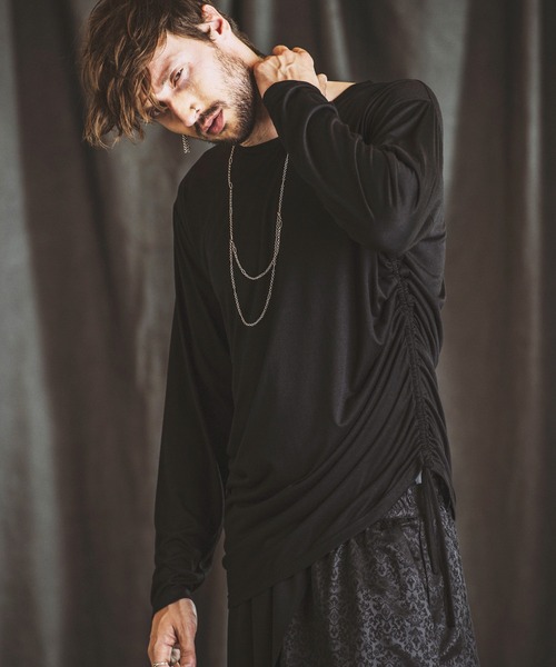 【セール】ドローストリングスBIG-PO(プルオーバー)（Tシャツ/カットソー）｜NO ID.（ノーアイディ）