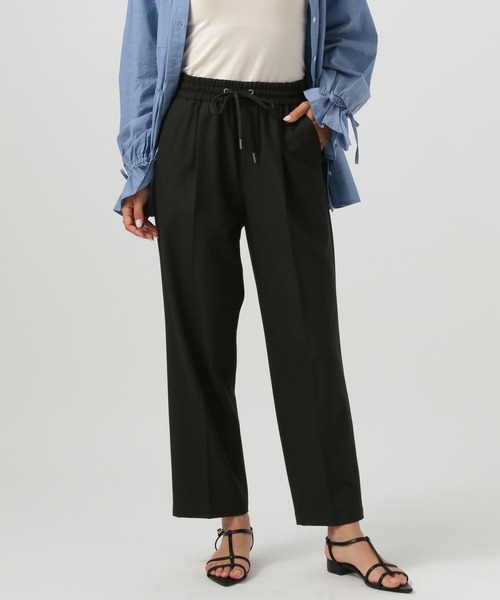 完売！【 BAYFLOW ベイフロー ストレッチ入り テーパード ベルト付き パンツ　M 】 BAYFLOW - BAYFLOW ベイフロー 秋冬☆ イージー ストレッチ ストレート