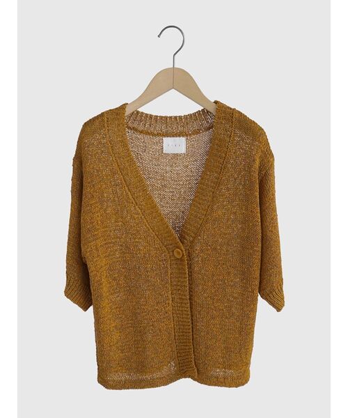 【セール】Summer knit V-neck cardigan（カーディガン/ボレロ）｜FIKA.（フィーカ）