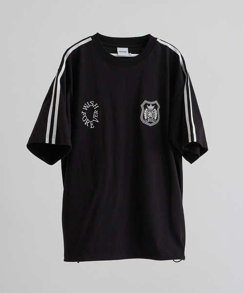 コードデザインTシャツ ホワイト WISH FOR EVER（ウィッシュフォーエバー）の「DRAWCODE LINE