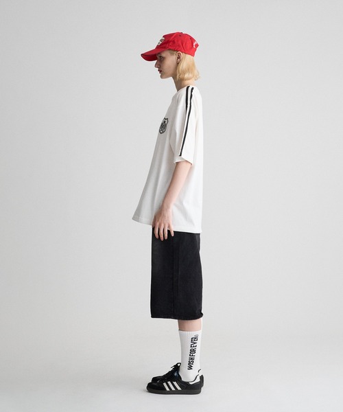 WISH FOR EVER(ウィッシュフォーエバー)の「DRAWCODE LINE GAME T/ドローコードラインゲームT(Tシャツ/カットソー・メンズ・ブラック/ネイビー/ホワイト/レッド・MEDIUM/LARGE)」の12枚目の写真
