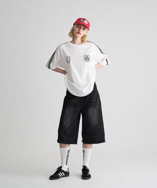 WISH FOR EVER(ウィッシュフォーエバー)の「DRAWCODE LINE GAME T/ドローコードラインゲームT(Tシャツ/カットソー・メンズ・ブラック/ネイビー/ホワイト/レッド・MEDIUM/LARGE)」の13枚目の写真