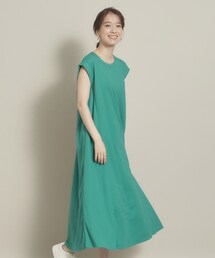 ITS'DEMO | ◆【冷感／通気性◎／レジャーにも】カノコ裾フレアワンピース(ワンピース)