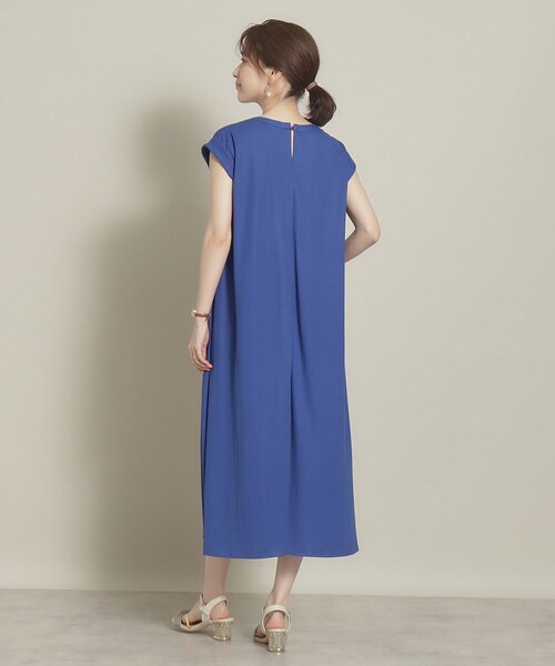 ITS'DEMO（イッツデモ）の「◆【冷感／通気性◎／レジャーにも】カノコ裾フレアワンピース（ワンピース・レディース・グリーン/ピンク系/ブラック/イエロー系その他/ブルー・00）」の20枚目の写真