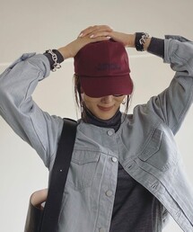 woadblue | エディター坪田あさみ × woadblue × Demi-Luxe BEAMS / 別注 カラツギ ロゴ キャップ(キャップ)