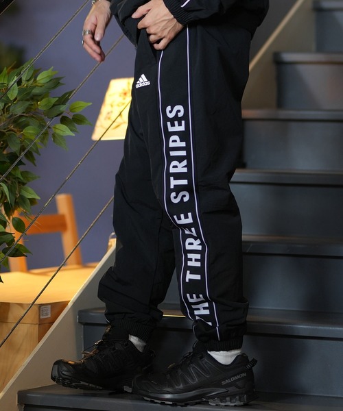 adidas(アディダス)の「adidas/アディダス M WORD ウーブンパンツ 裏起毛 ルーズシルエット ユーティリティ ストリート セットアップ対応 KWY00(その他パンツ・メンズ・ブラック/ネイビー・2XL/XL/L/M/S)」の5枚目の写真