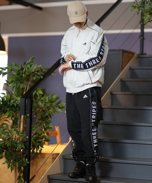 adidas(アディダス)の「adidas/アディダス M WORD ウーブンパンツ 裏起毛 ルーズシルエット ユーティリティ ストリート セットアップ対応 KWY00(その他パンツ・メンズ・ブラック/ネイビー・2XL/XL/L/M/S)」の12枚目の写真