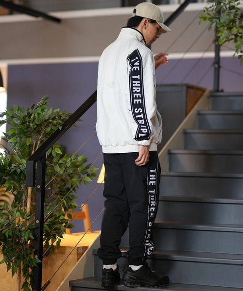 adidas(アディダス)の「adidas/アディダス M WORD ウーブンパンツ 裏起毛 ルーズシルエット ユーティリティ ストリート セットアップ対応 KWY00(その他パンツ・メンズ・ブラック/ネイビー・2XL/XL/L/M/S)」の13枚目の写真
