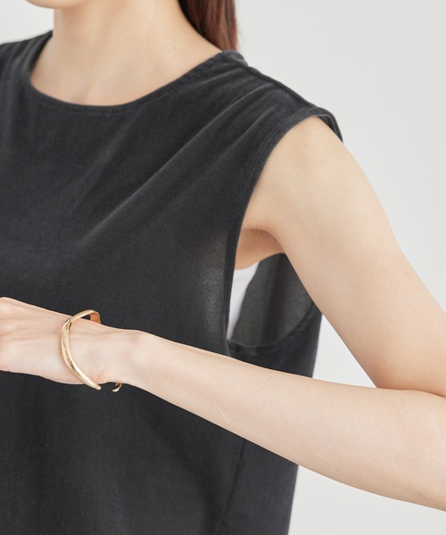 ROPE' PICNIC（ロペピクニック）の「ベロアノースリーブカットトップス（Tシャツ/カットソー・レディース・チャコールグレー/ブルー系その他6/ベージュ系その他2・38）」の20枚目の写真